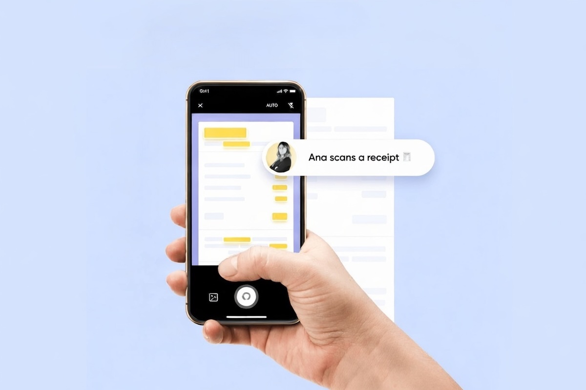 Receipt scanner apps on mobile devices